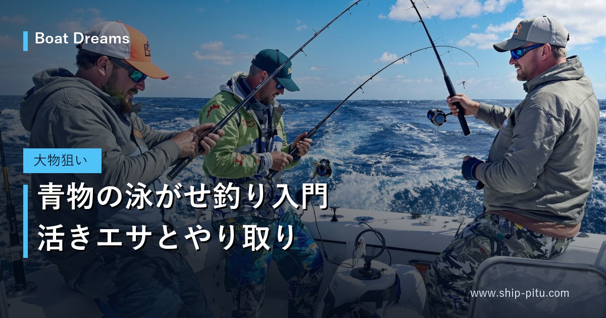 青物の泳がせ釣り入門｜活きエサとやり取り