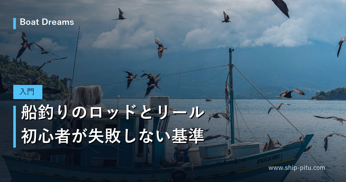 船釣りのロッドとリール｜初心者が失敗しない基準