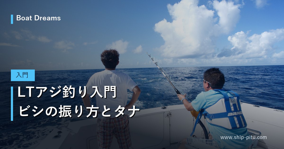 LTアジ釣り入門｜ビシの振り方とタナ