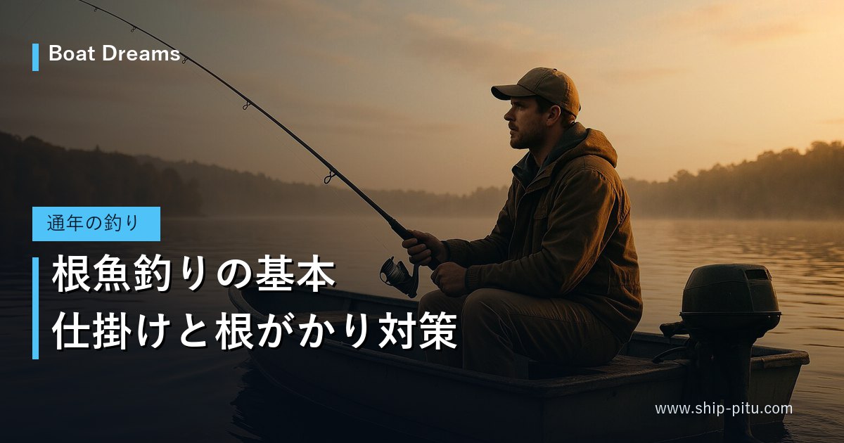 根魚釣りの基本｜仕掛けと根がかり対策