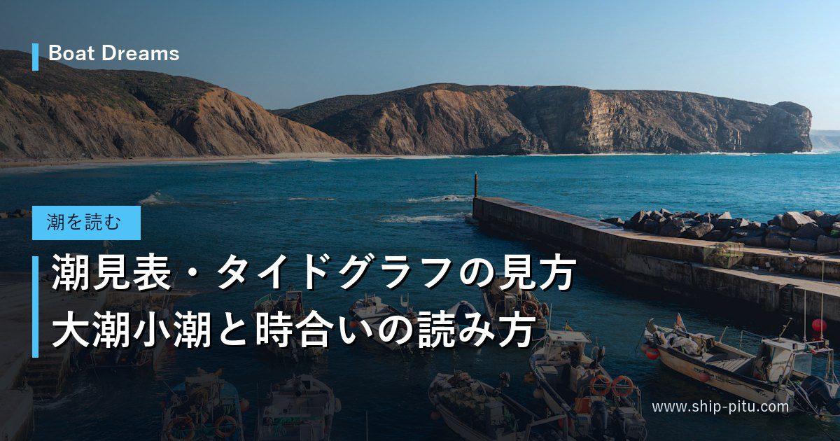潮見表・タイドグラフの見方｜大潮小潮と時合いの読み方